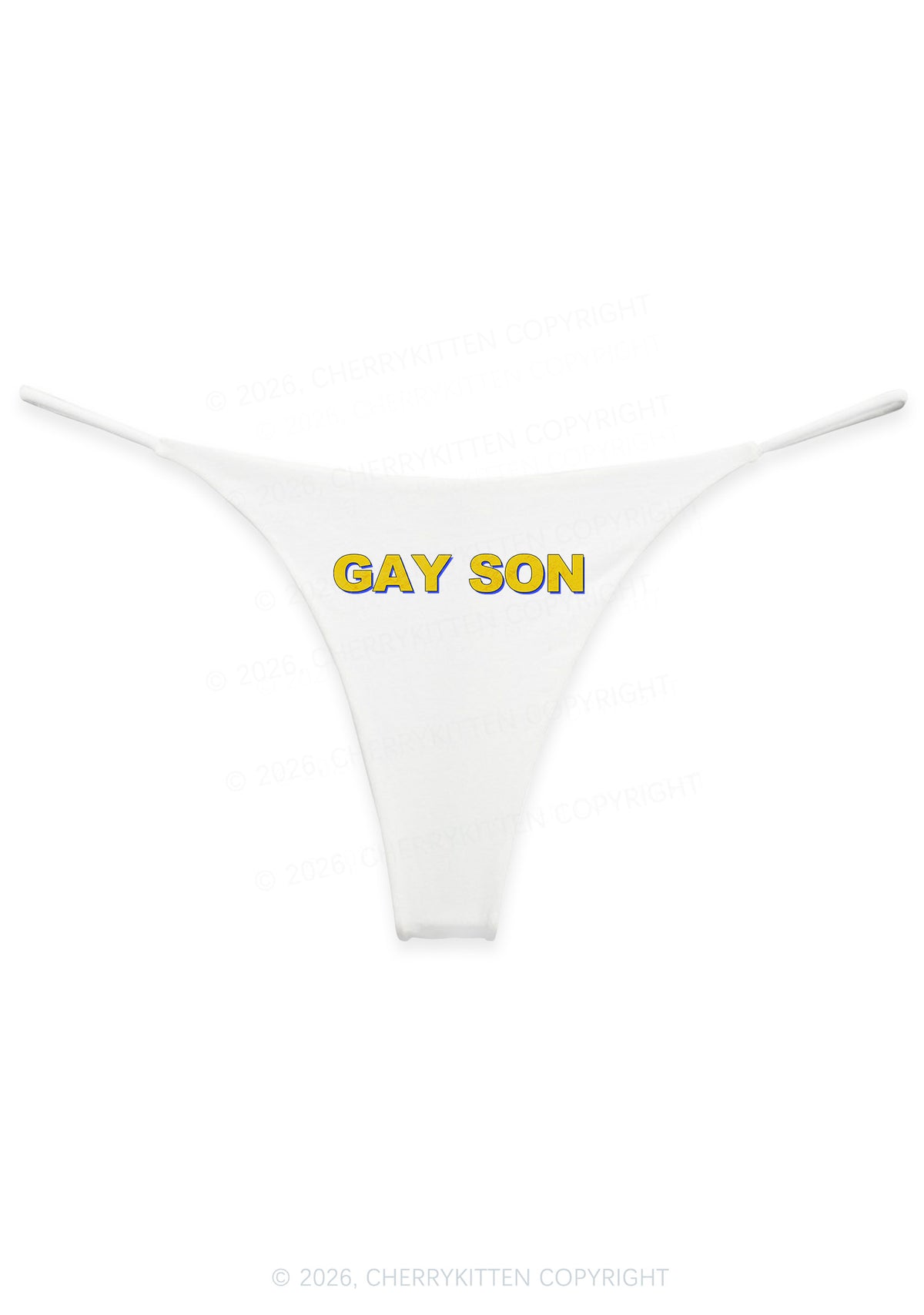 Gay Son Pride Y2K Bikini String Thong Cherrykitten
