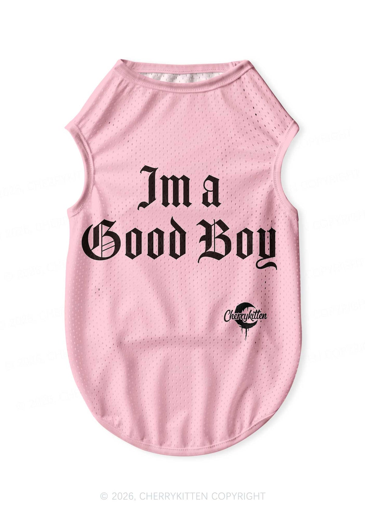 I Am A Good Boy Y2K Pet Jersey Cherrykitten