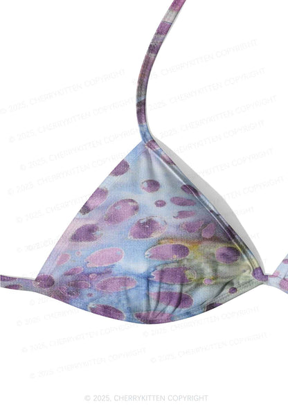 Exotic Bubble Y2K Print Bikini Set Cherrykitten