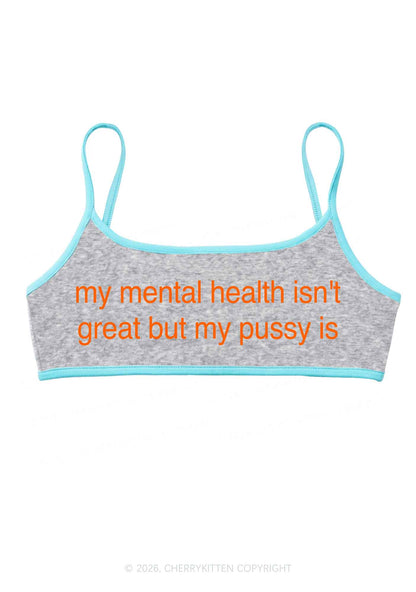 Great Mental Health Y2K Super Crop Cami Cherrykitten