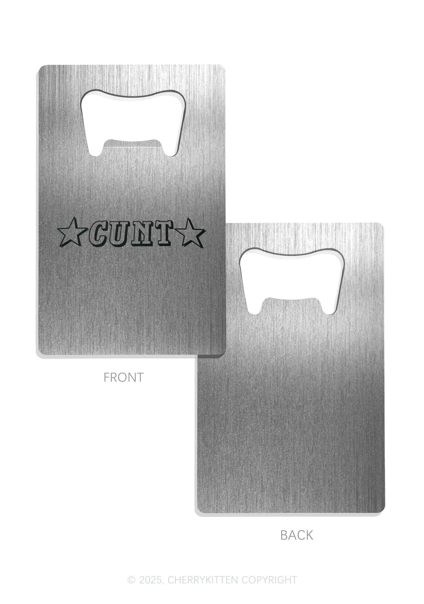 Star Count Y2K Credit Card Bottle Openers Cherrykitten