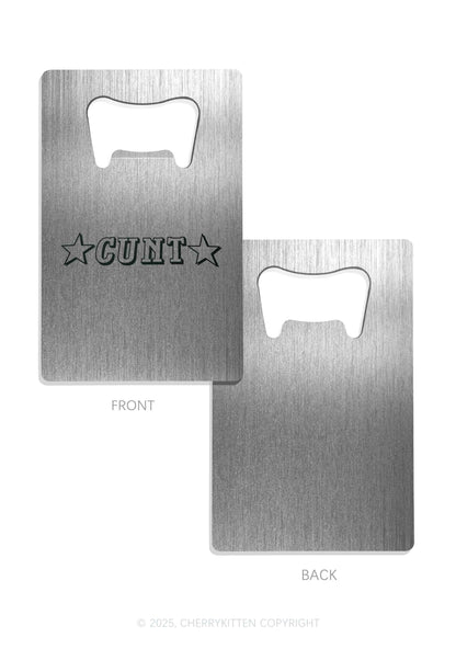 Star Count Y2K Credit Card Bottle Openers Cherrykitten