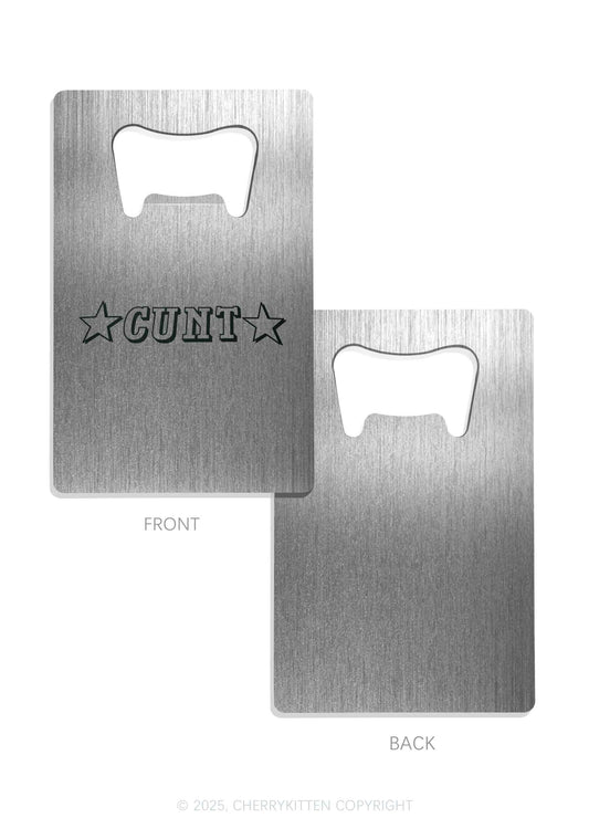 Star Count Y2K Credit Card Bottle Openers Cherrykitten
