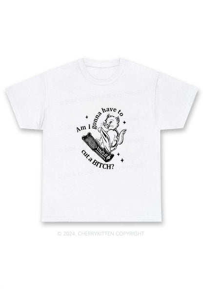 Cut A Bxxch Y2K Chunky Shirt Cherrykitten