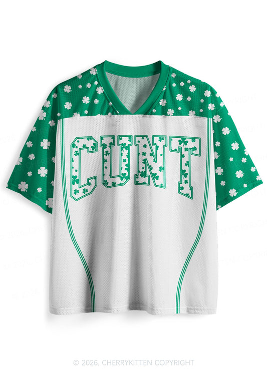 Custom Green Cxxt St Patricks Y2K Sport Jersey Shirts Cherrykitten