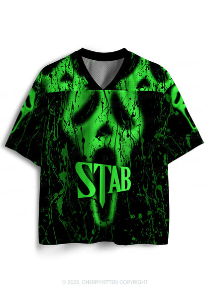 Custom Halloween Stab Ghost Y2K Sport Jersey Shirts Cherrykitten