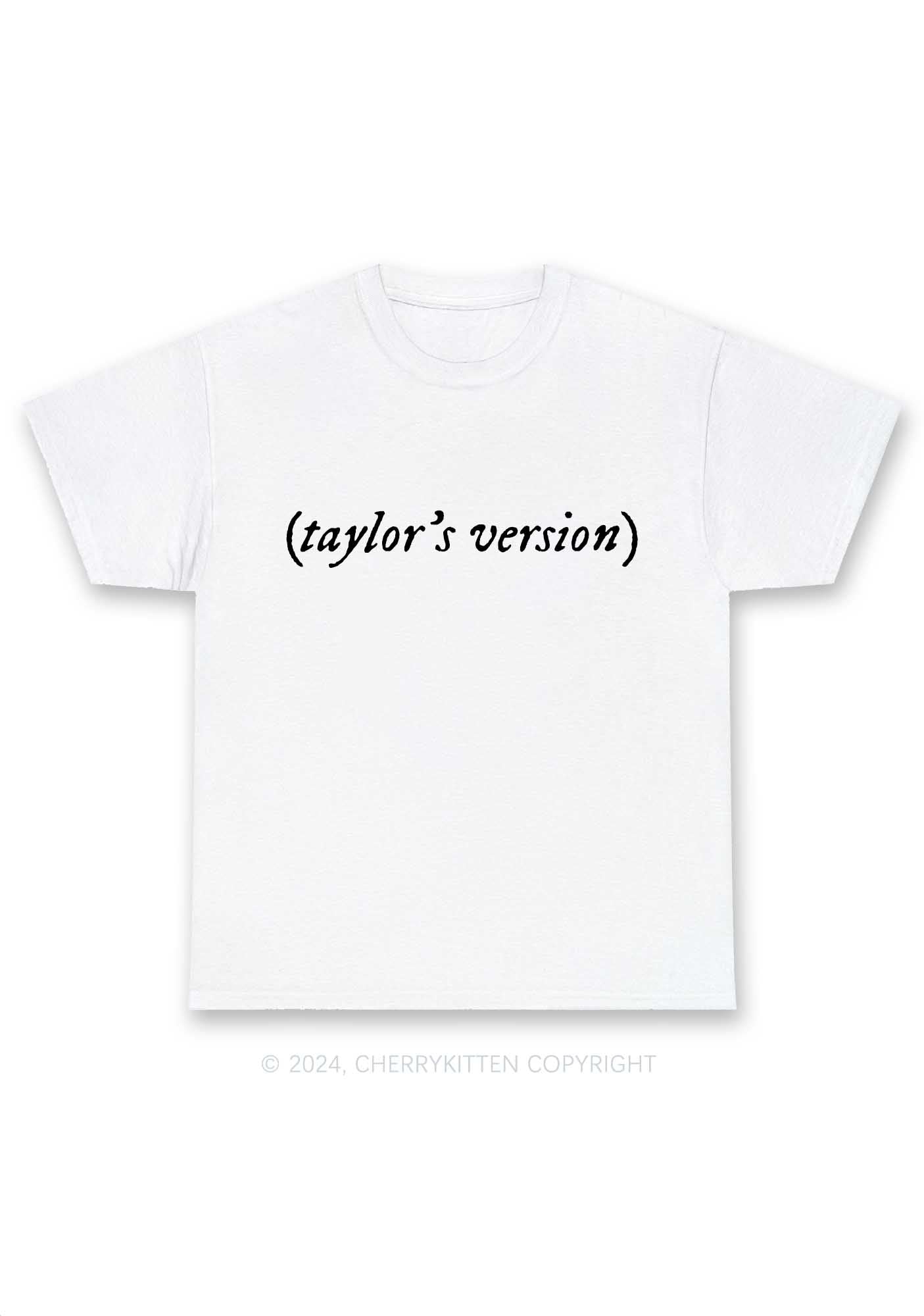 Taylor’s Version Y2K Chunky Shirt Cherrykitten