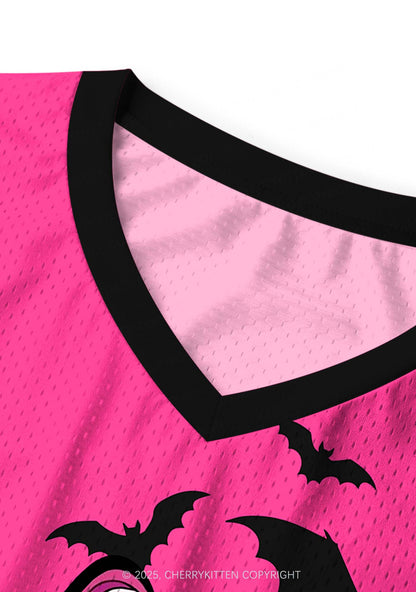 Halloween Custom We Wear Pink Y2K Sport Jersey Tank Cherrykitten