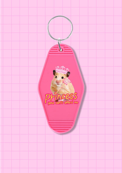 Princess You Can't Afford Me 1Pc Y2K Hotel Keychain Cherrykitten