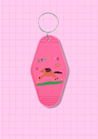 Orange Pony 1Pc Y2K Hotel Keychain Cherrykitten