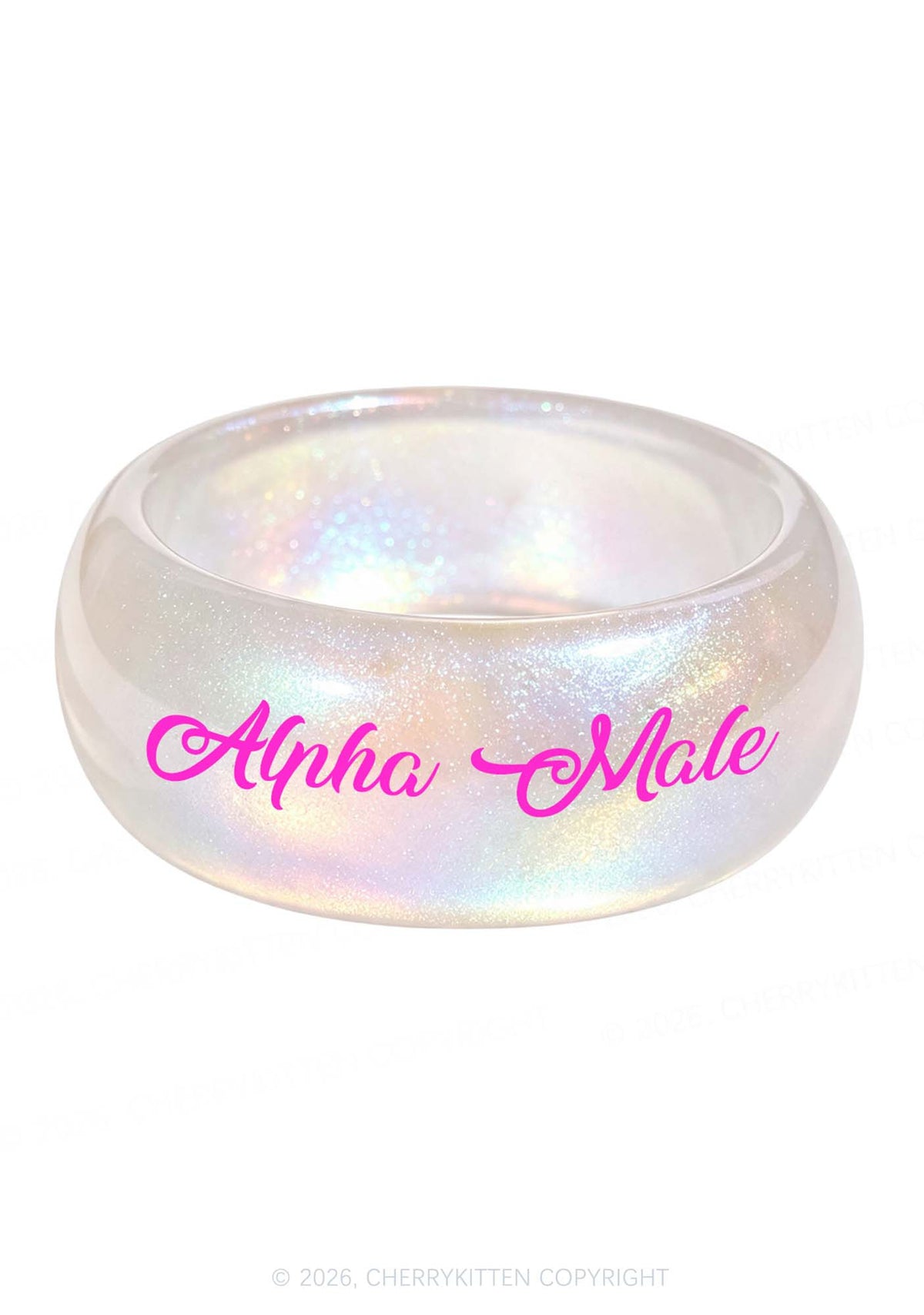 Alpha Male Y2K Cuff Bangle Cherrykitten