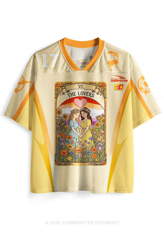 The Lesbian Lovers Pride Y2K Sport Jersey Shirts Cherrykitten