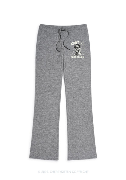 Cowgirl Wrangler Pride Y2K Low Rise Drawstring Flare Pants Cherrykitten
