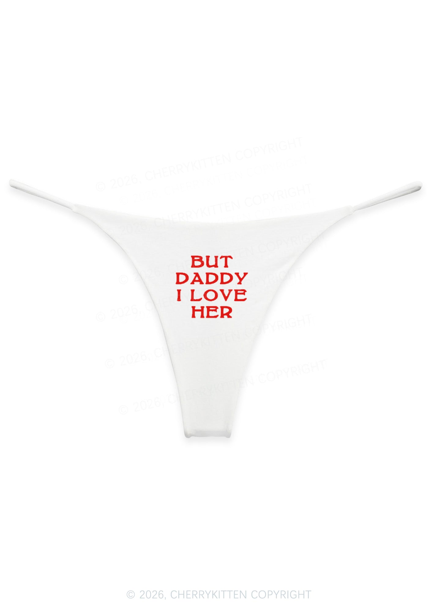 But Daddy I Love Her Pride Y2K Bikini String Thong Cherrykitten