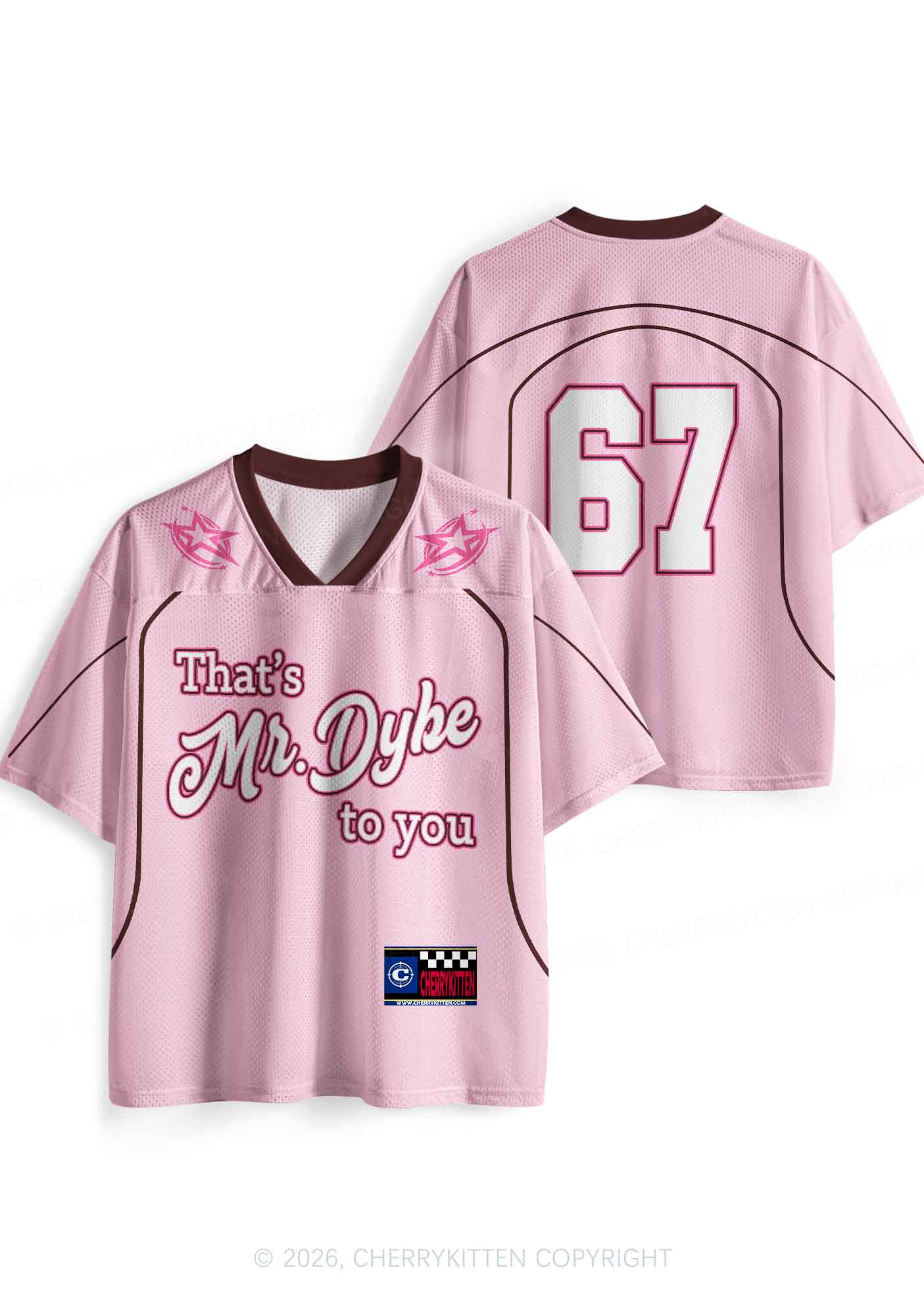 Thats Mr Dyke To You Pride Y2K Sport Jersey Shirts Cherrykitten