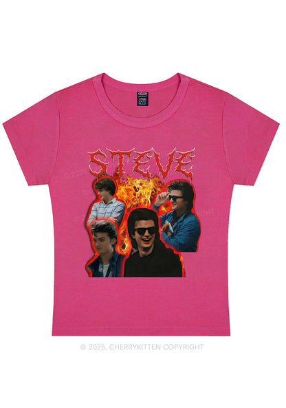 SH Flame Vibe Y2K Baby Tee Cherrykitten