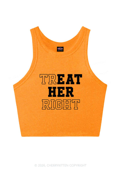 Eat Her Right Pride Y2K Crop Tank Top Cherrykitten