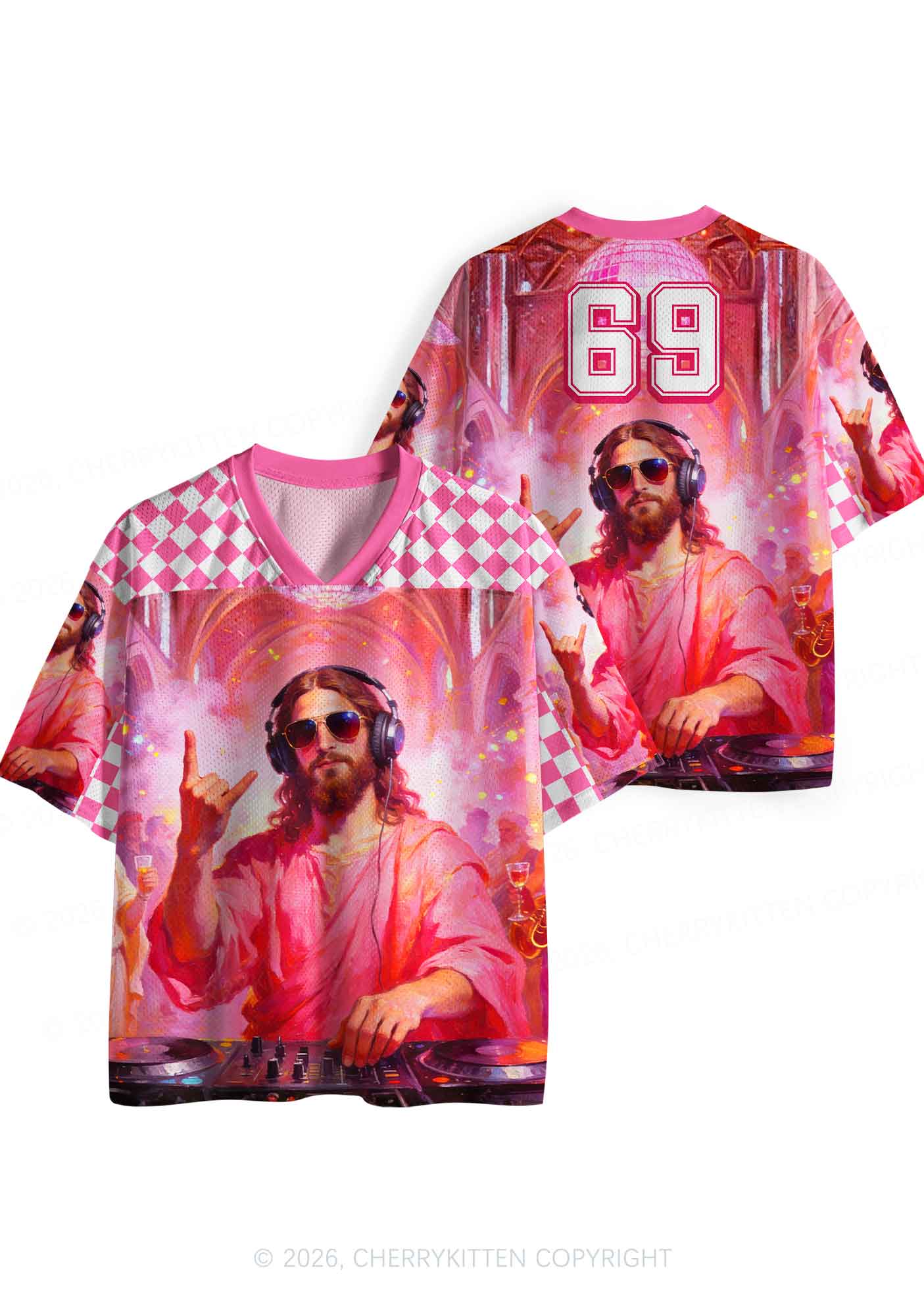 DJ Jesus Y2K Sport Jersey Shirts Cherrykitten