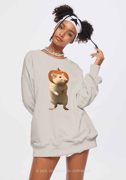Halloween Silly Ratz Y2K Washed Sweatshirts Cherrykitten