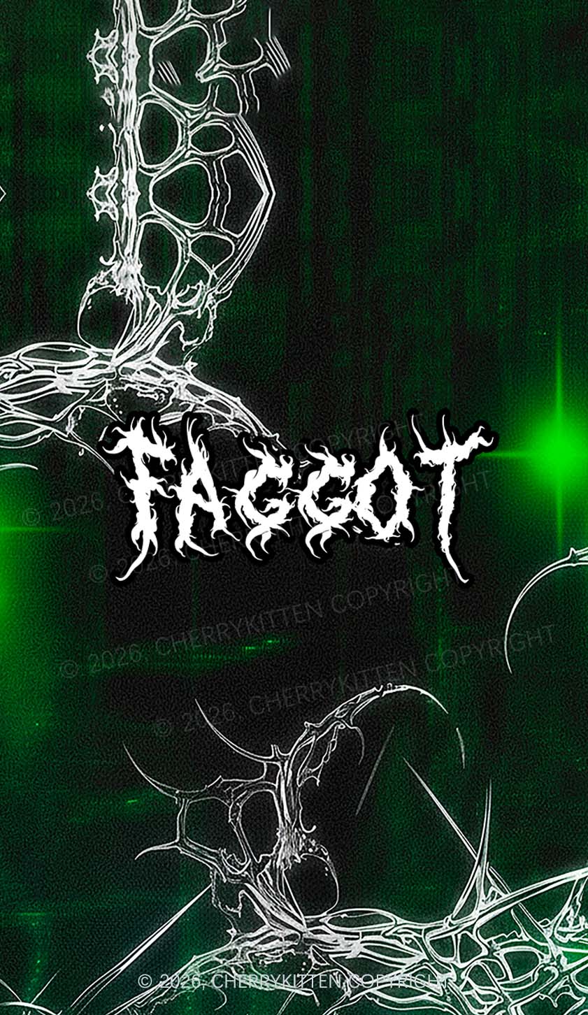 Green Gothic Faggot Pride Y2K Phone Case Cherrykitten