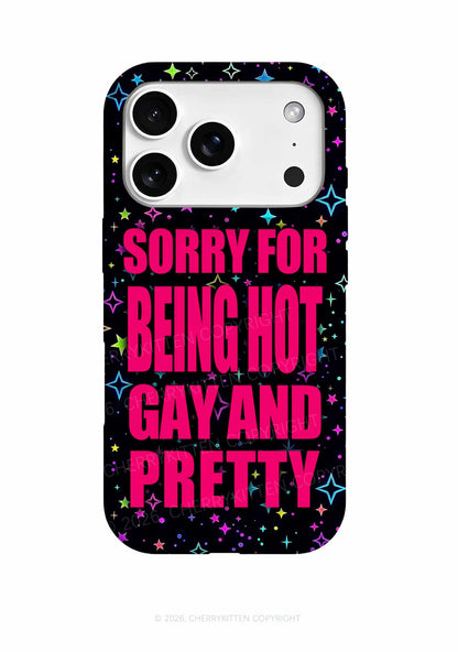 Sorry For Hot Gay And Pretty Y2K Phone Case Cherrykitten