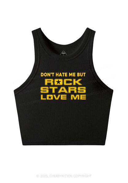 Rock Stars Love Me Y2K Crop Tank Top Cherrykitten
