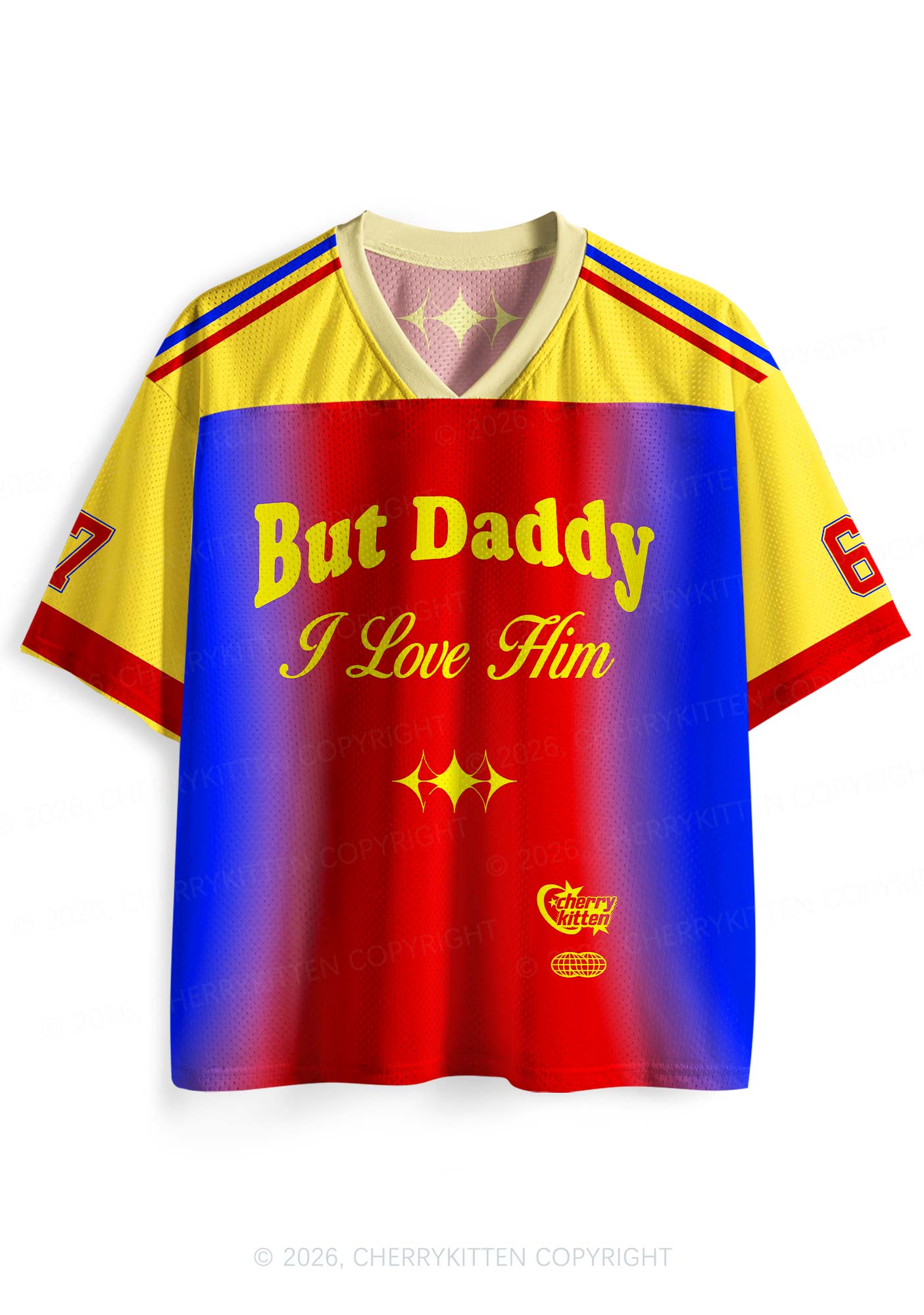But Daddy I Love Him Pride Y2K Sport Jersey Shirts Cherrykitten