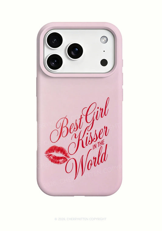 Best Girl Kisser Pride Y2K Phone Case Cherrykitten