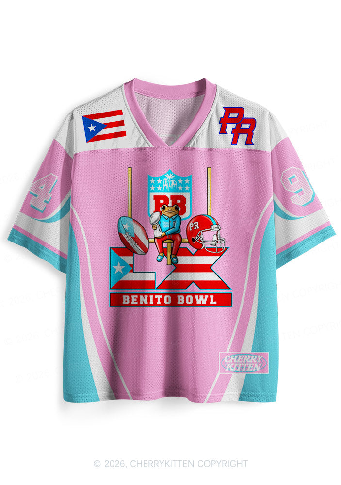 Pink Frog Y2K Sport Jersey Shirts Cherrykitten