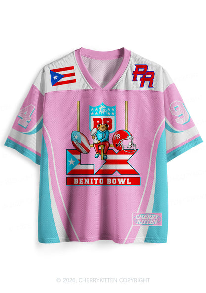 Pink Frog Y2K Sport Jersey Shirts Cherrykitten