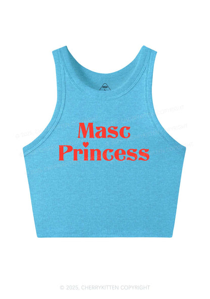 Masc Princess Pride Y2K Crop Tank Top Cherrykitten
