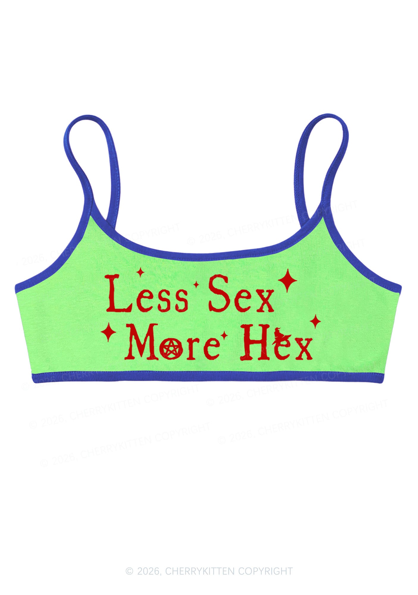 Less Sx More Hex Y2K Super Crop Cami Cherrykitten