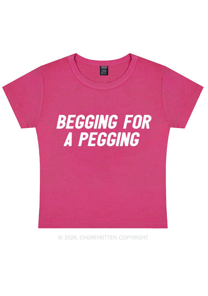 Begging For A Pegging Y2K Baby Tee Cherrykitten