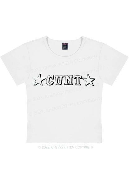 Curvy Star Count Y2K Baby Tee Cherrykitten