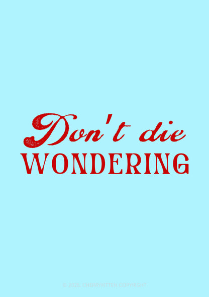 Dont Die Wondering Pride 1Pc Y2K Pin Badge Cherrykitten