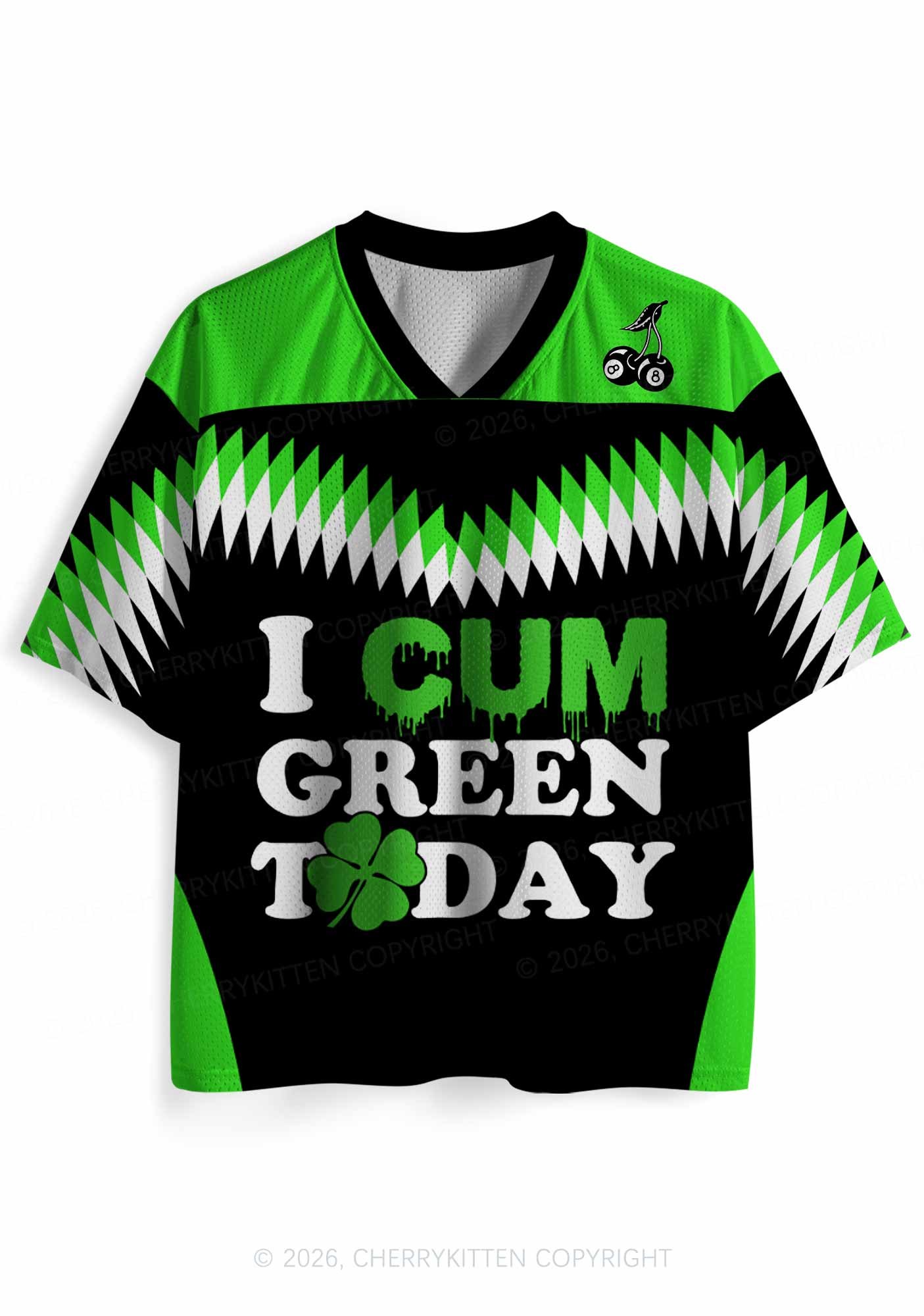 Custom I Cxm Green Today St Patricks Y2K Sport Jersey Shirts Cherrykitten