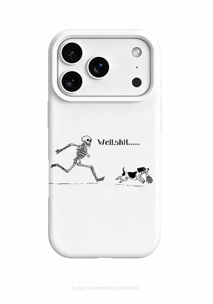 Halloween Skeleton Chase Dog Y2K Phone Case Cherrykitten