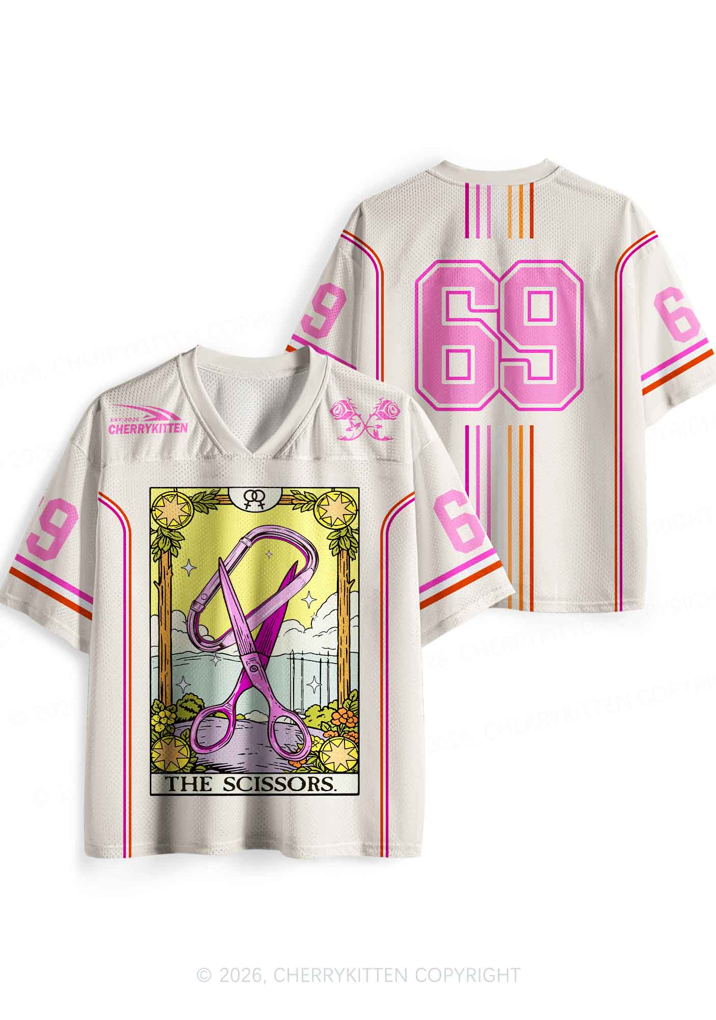 Scissors And Carabiner Pride Y2K Sport Jersey Shirts Cherrykitten