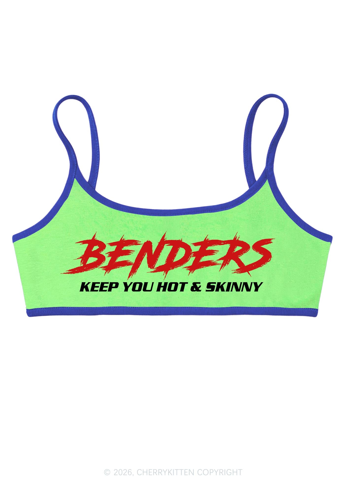 Benders Keep You Hot Y2K Super Crop Cami Cherrykitten