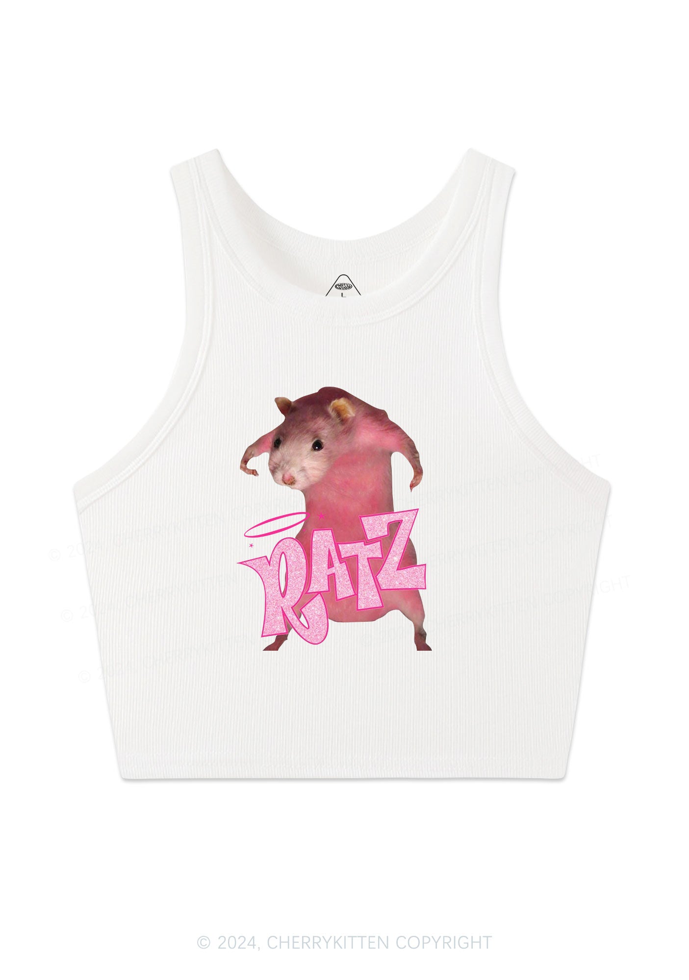 Pink Ratz Y2K Crop Tank Top Cherrykitten