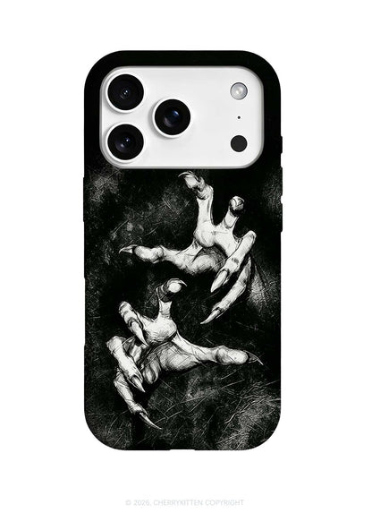 Halloween Black Demon Claws Y2K Phone Case Cherrykitten