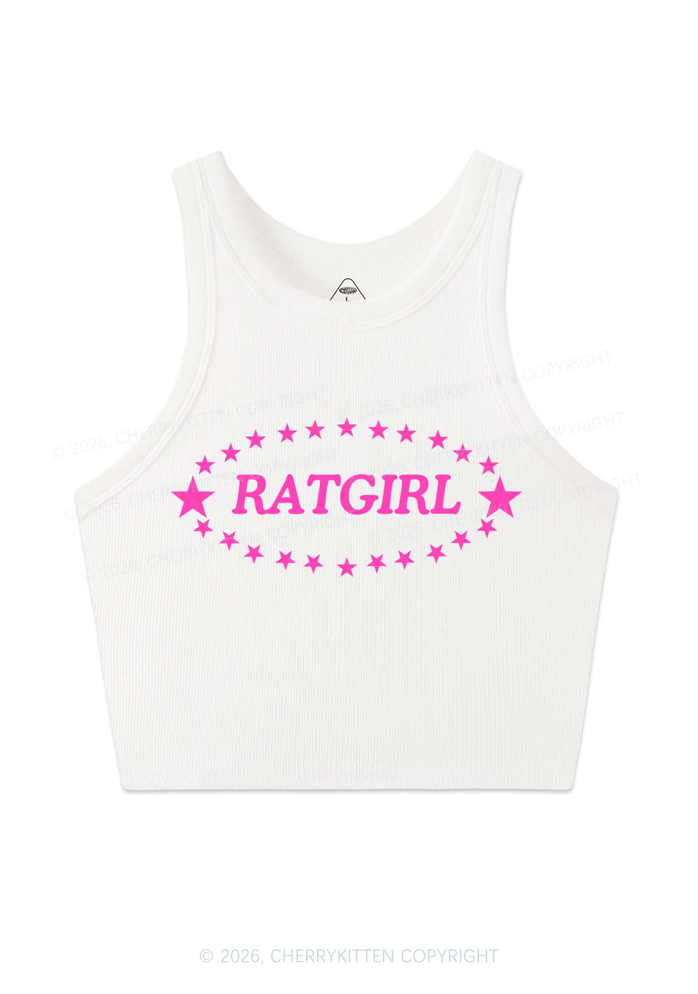 Ratgirl Star Y2K Crop Tank Top Cherrykitten
