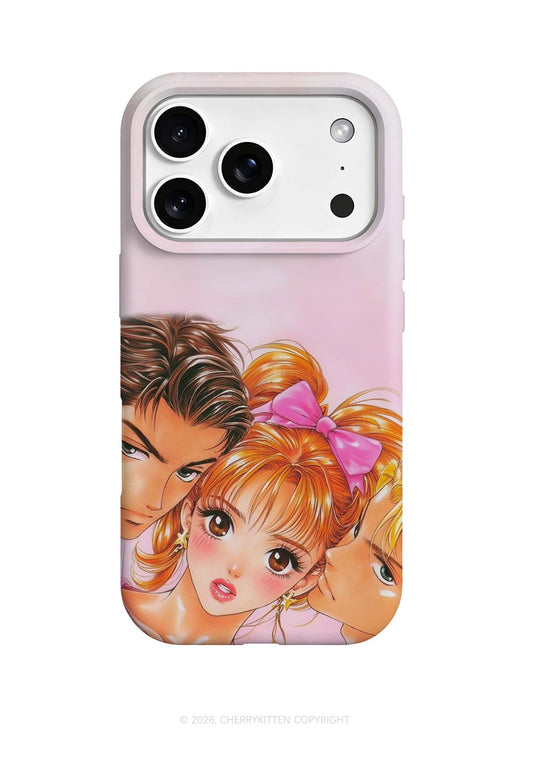 Love Triangle Y2K Phone Case Cherrykitten
