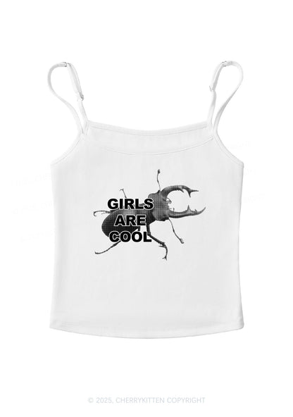 Beetle Girls Are Cool Y2K Spaghetti Strap Cami Cherrykitten