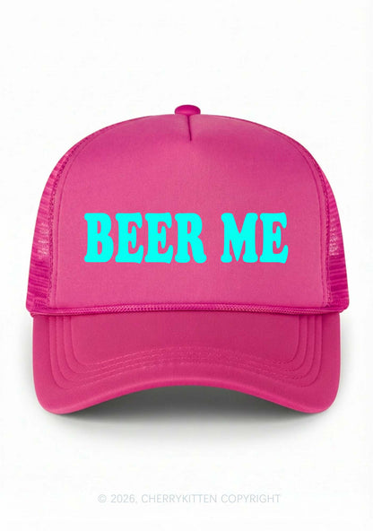 Beer Me Y2K Trucker Hat Cherrykitten