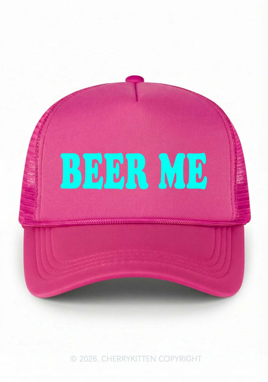 Beer Me Y2K Trucker Hat Cherrykitten