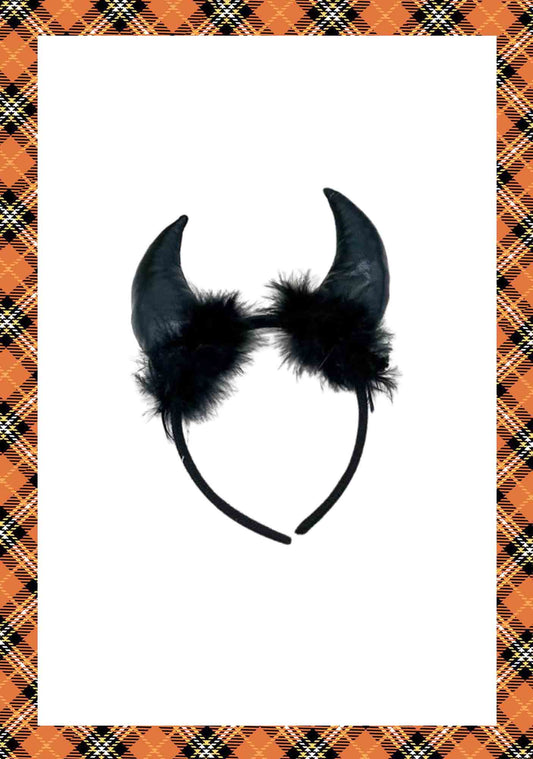 Halloween Devil Horns Y2K Hairband