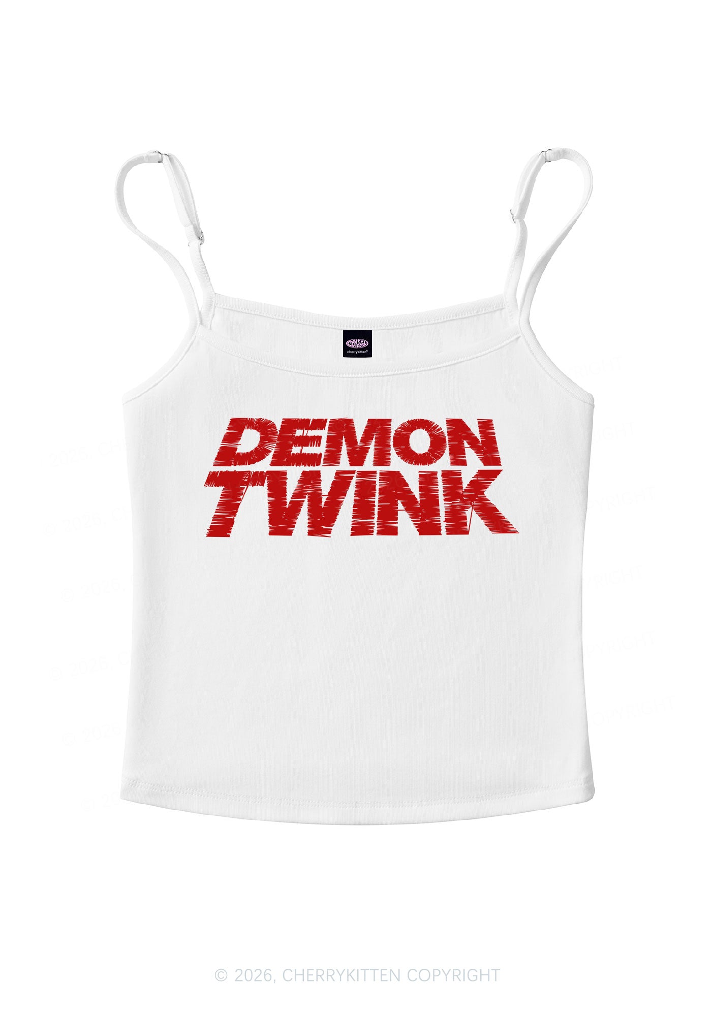 Demon Twink Pride Y2K Spaghetti Strap Cami Cherrykitten