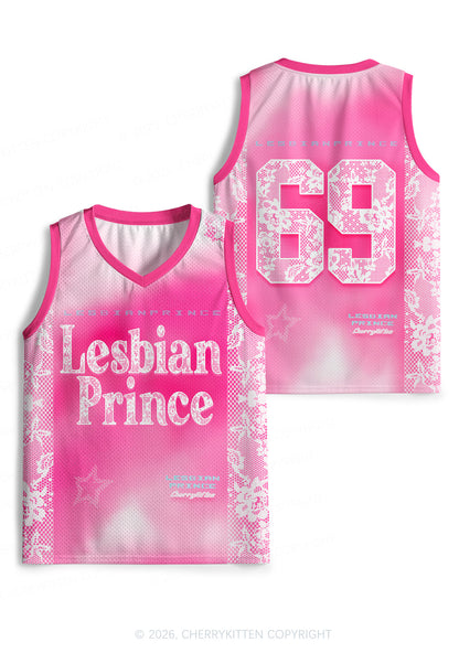 Lesbian Prince Pride Y2K Sport Jersey Tank Cherrykitten