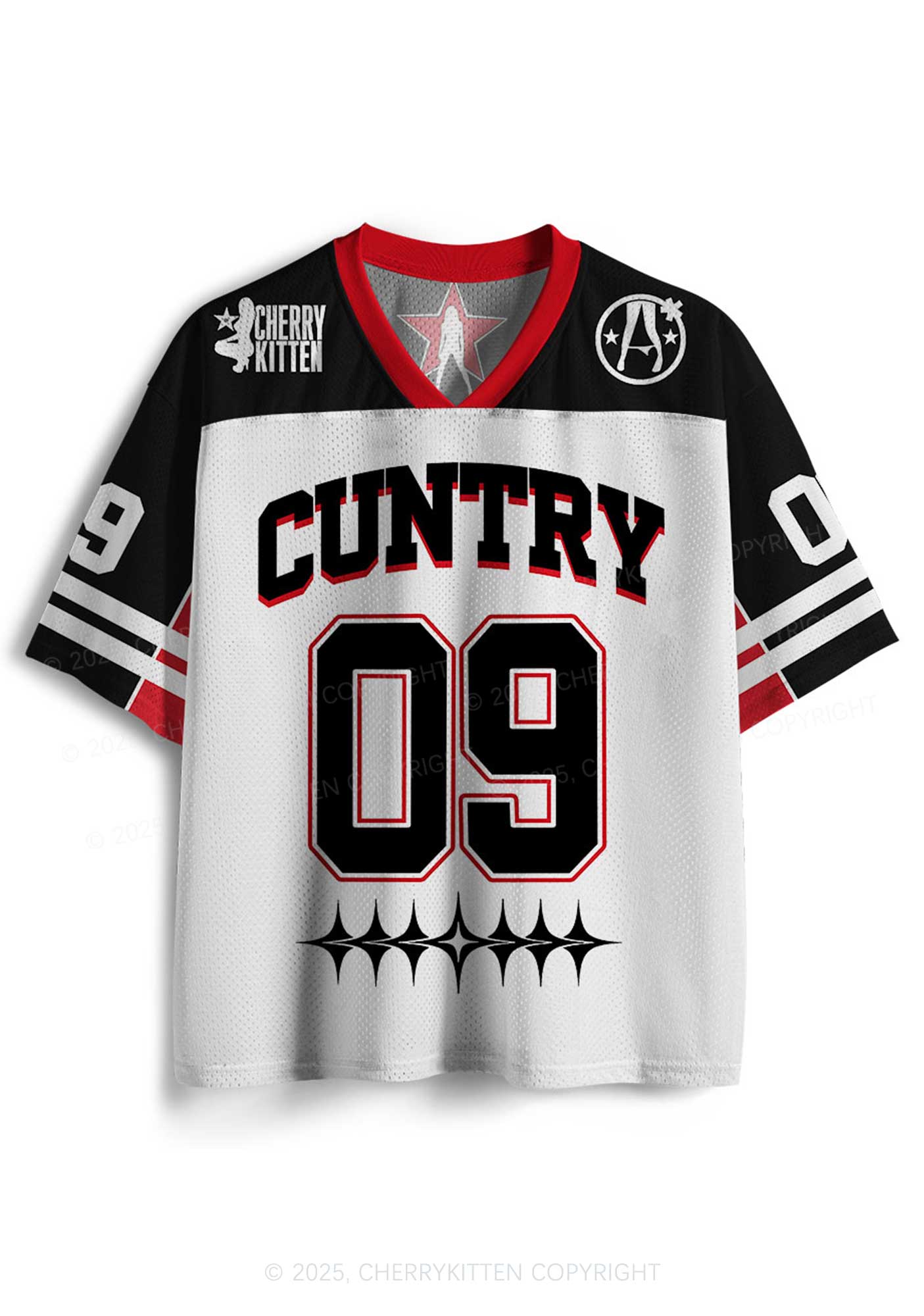 Custom Cuntry Y2K Sport Jersey Shirts Cherrykitten